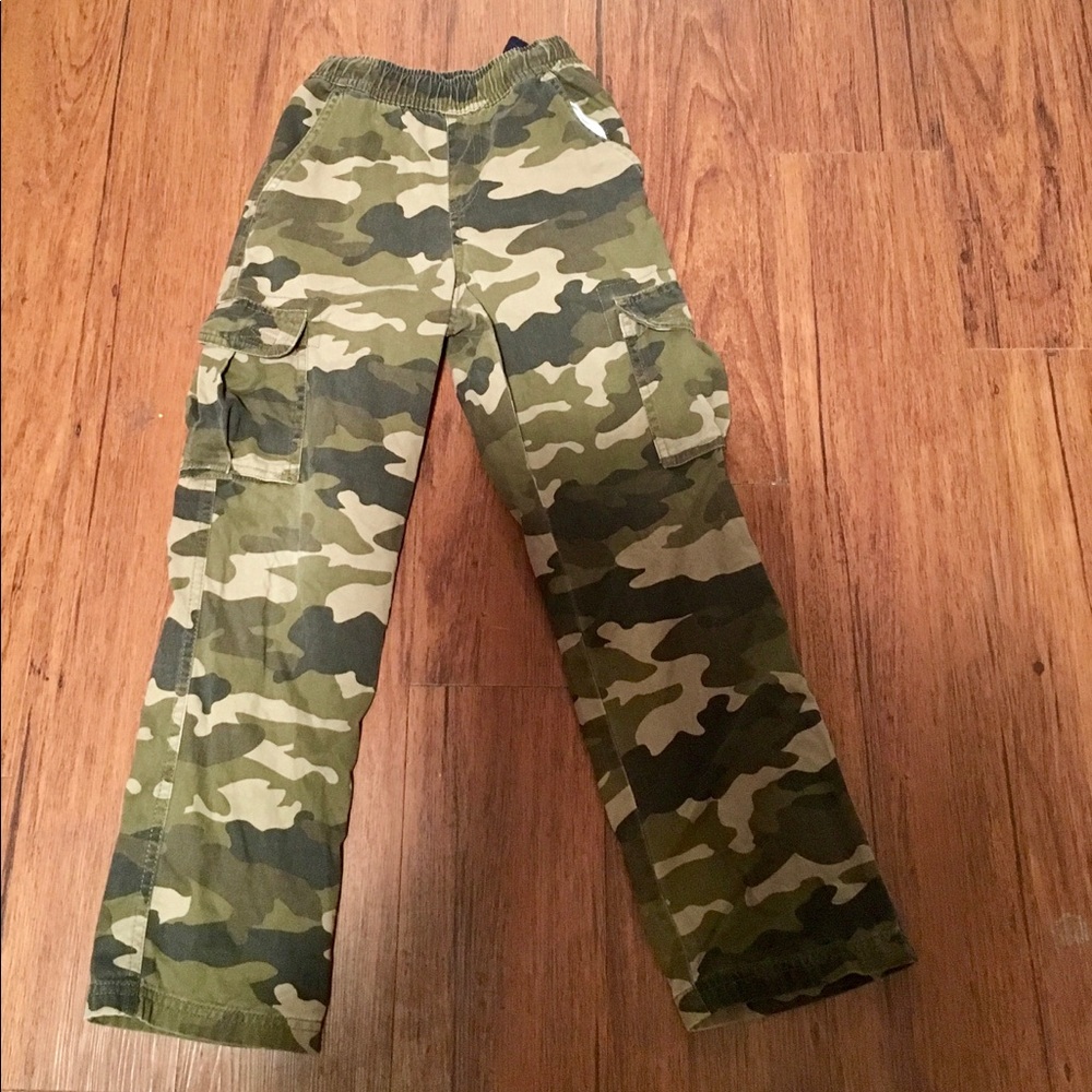 Boys camo cargo pants